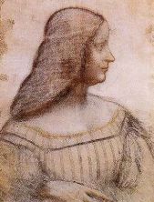 Haga click para ver la imagen ampliada retrato de perfil de isabella d'este hacia 1499.jpg